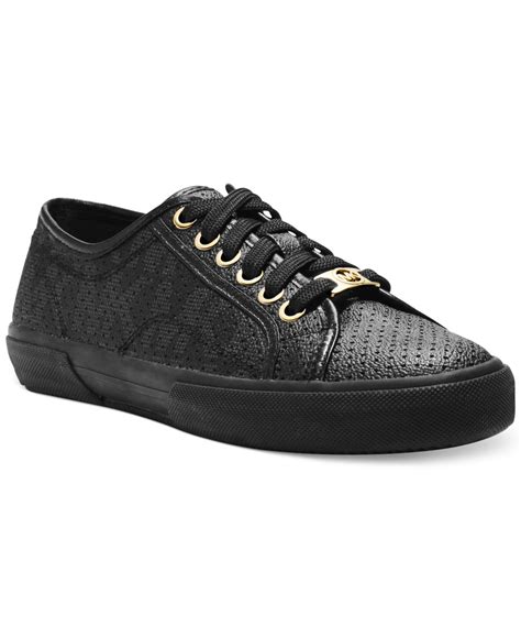 michael kors black boerum sneakers